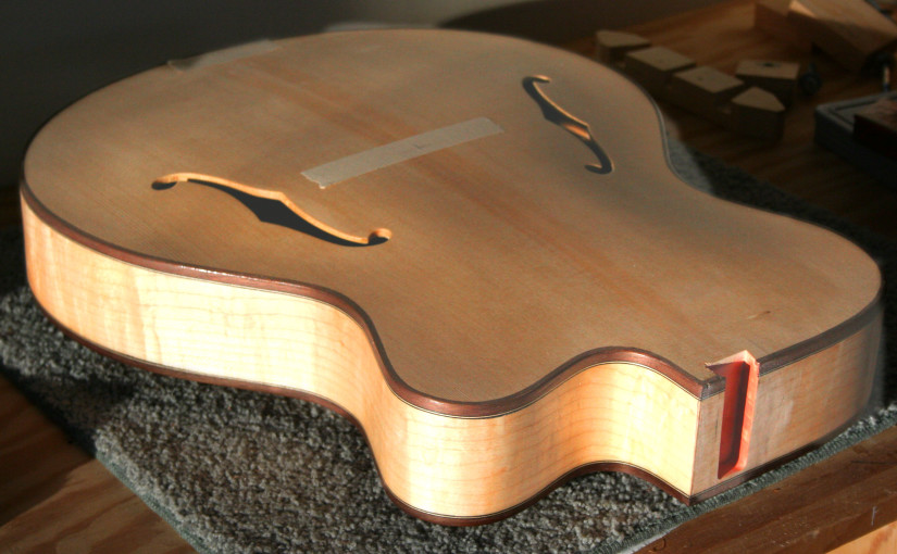 Archtop – binding the body and making the neck